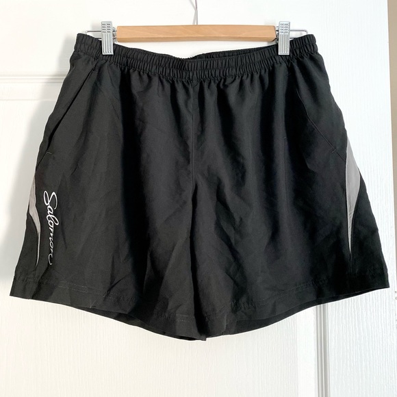 Salomon ladies black running shorts - Picture 1 of 10